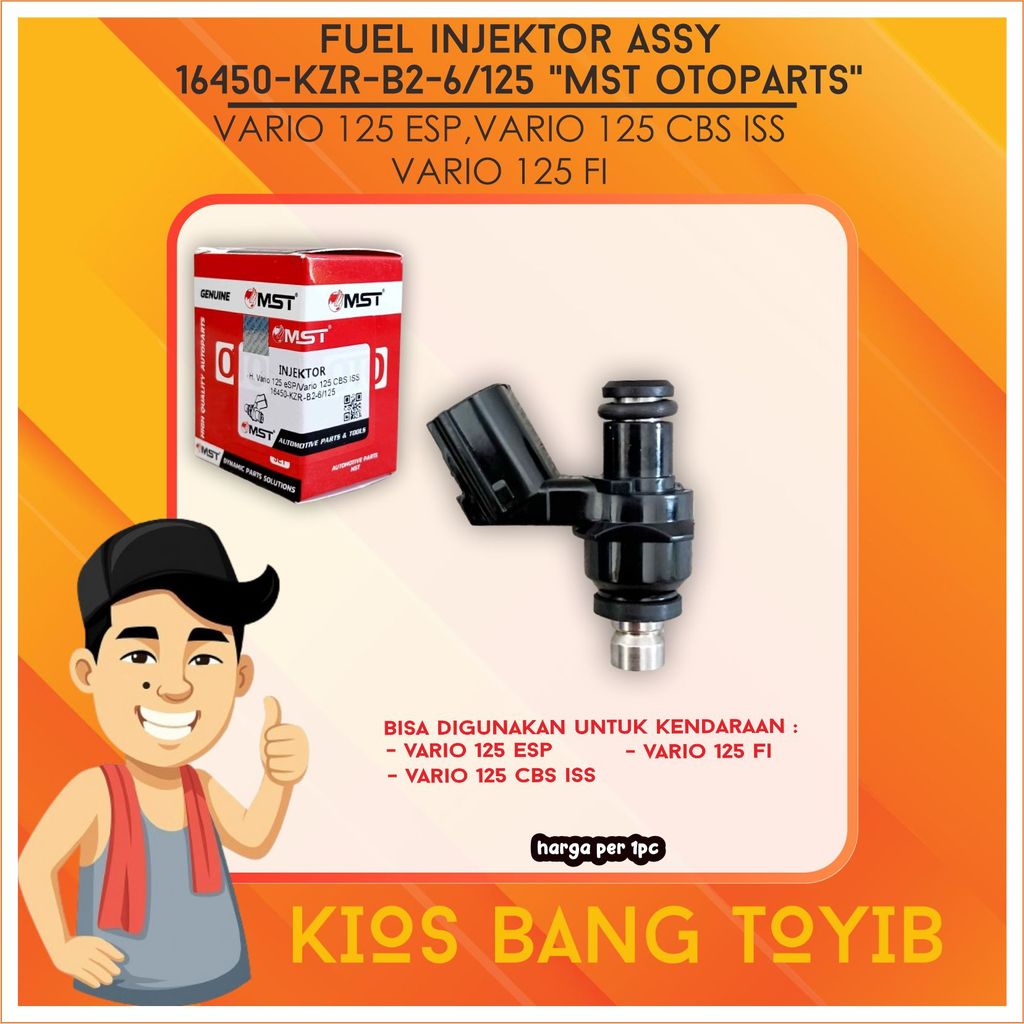 (MST) Fuel Injector VARIO 125 KZR 2013-2018 Injektor Assy Vario125 Old KZR Original MST OTO