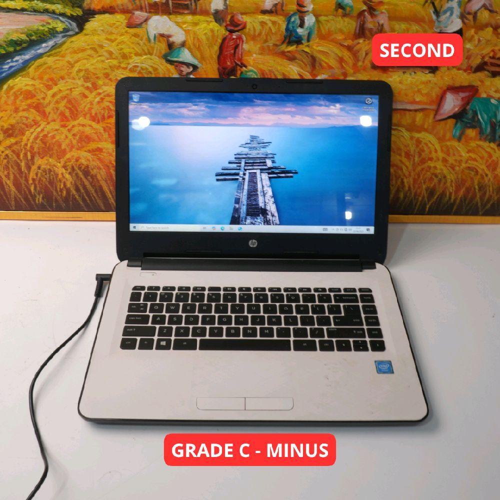 HP NOTEBOOK CELERON N3050 2 GB (14") GRADE C - MINUS LAPTOP SECOND ORIGINAL SINAR MUTIARA CELL
