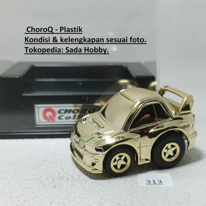 Takara Lottery Winner ChoroQ Choro Q Subaru Impreza Gold Chrome SBAtoys