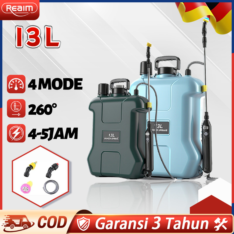 REAIM Semprotan Elektrik Sprayer 5/8/13 Liter Alat Semprotan Hama Padi Sprayer Elektrik
