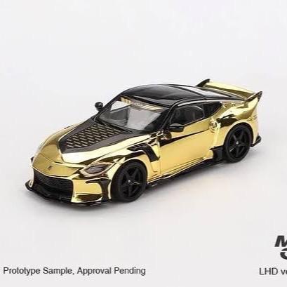DIECAST MGT 985 Nissan Z VeilSide FFZ400 Gold Chrome
