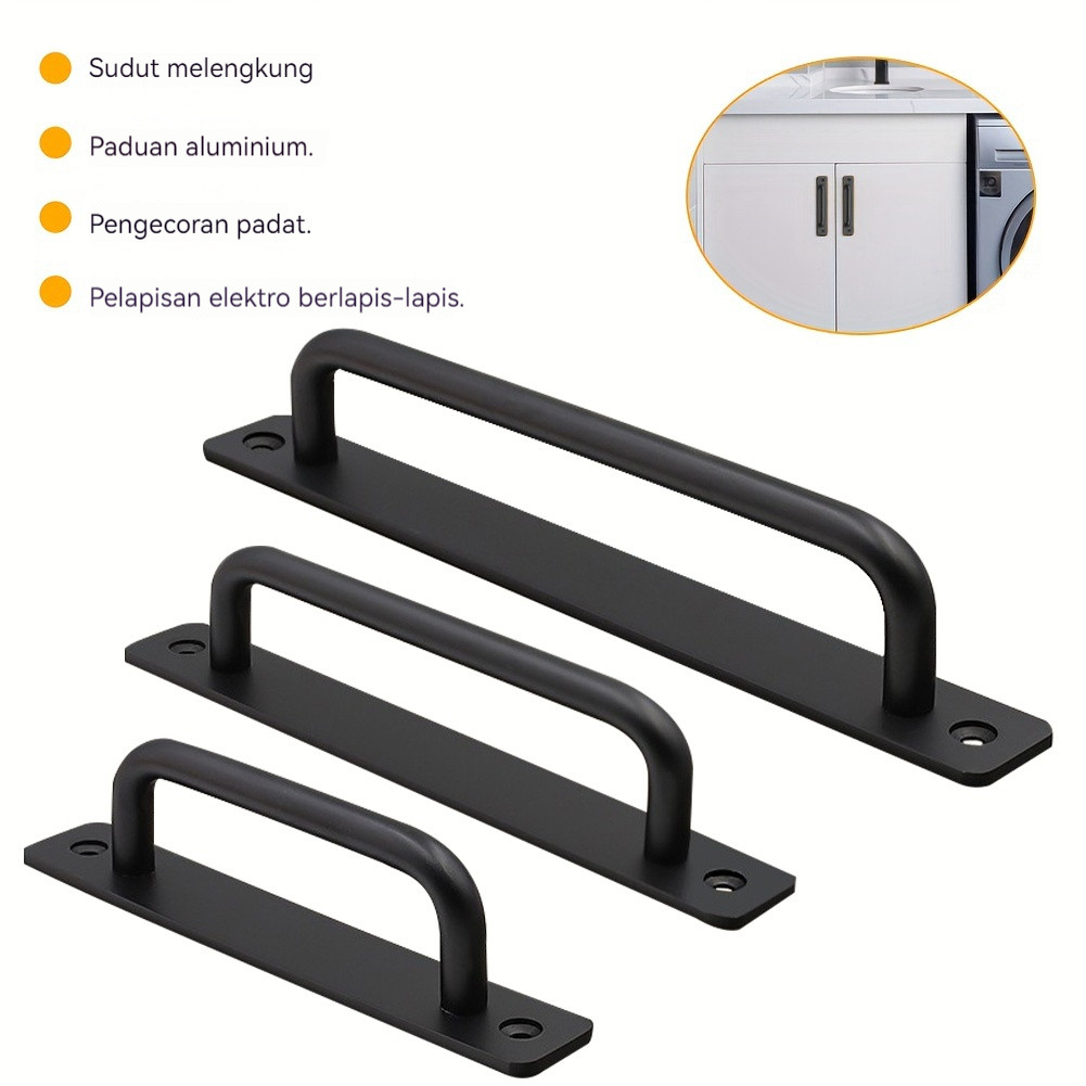 Handel Pintu Sliding Minimalis Aluminium Tahan Lama Gagang Pintu Modern Untuk Rumah