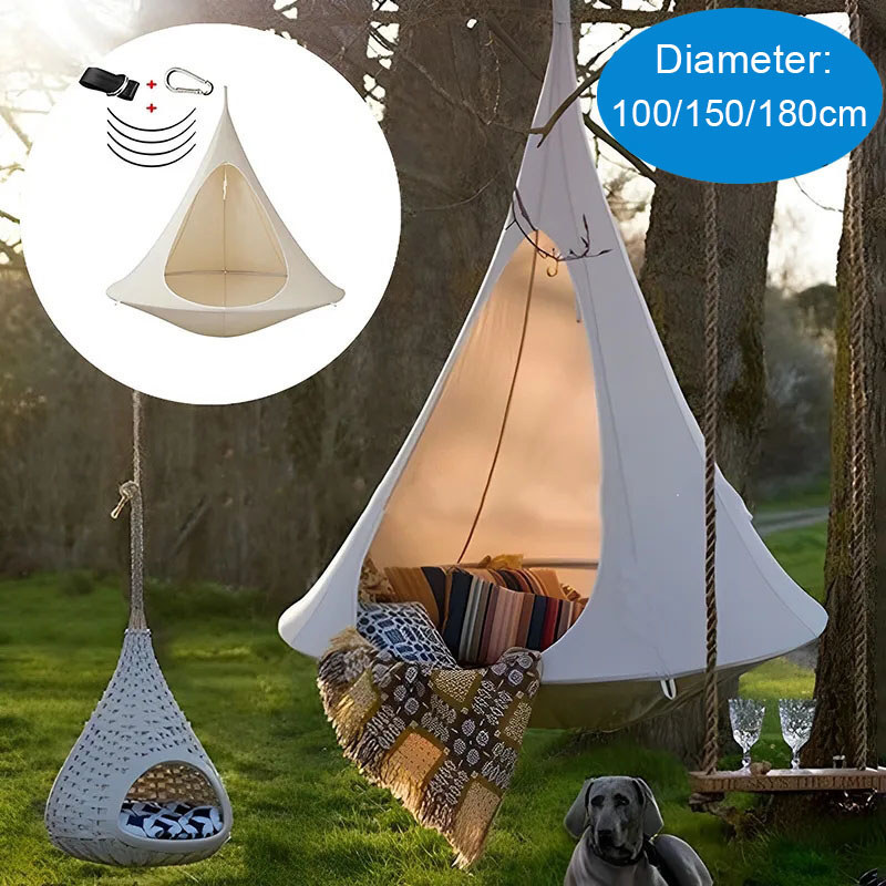 Hammock Outdoor Camping Travel Hammock Waterproof Hanging Hammock Sofa Hanging Swing Garden Hanging 