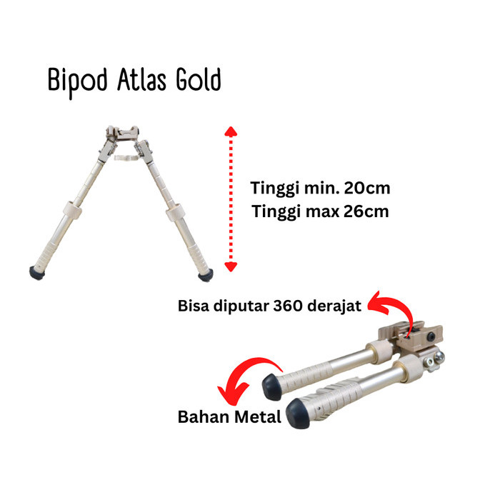 BIPOD ATLAS GOLD