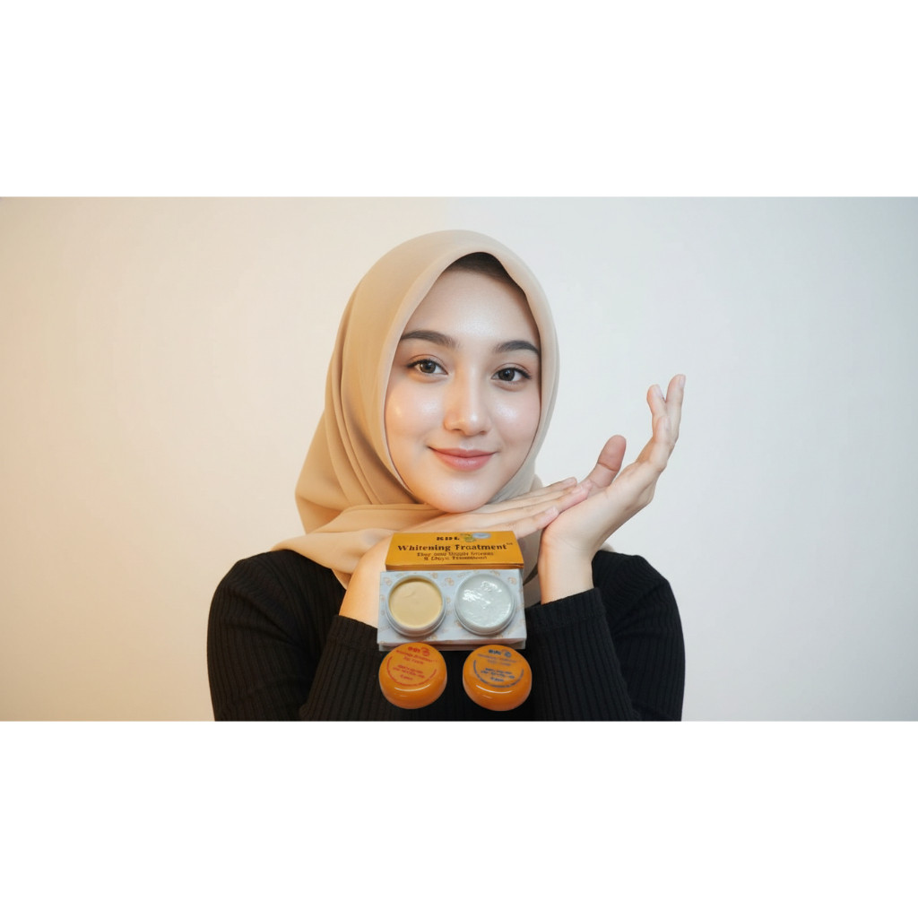 TONER & CREAM RDL SIANG & MALAM CREAM PEMUTIH WAJAH