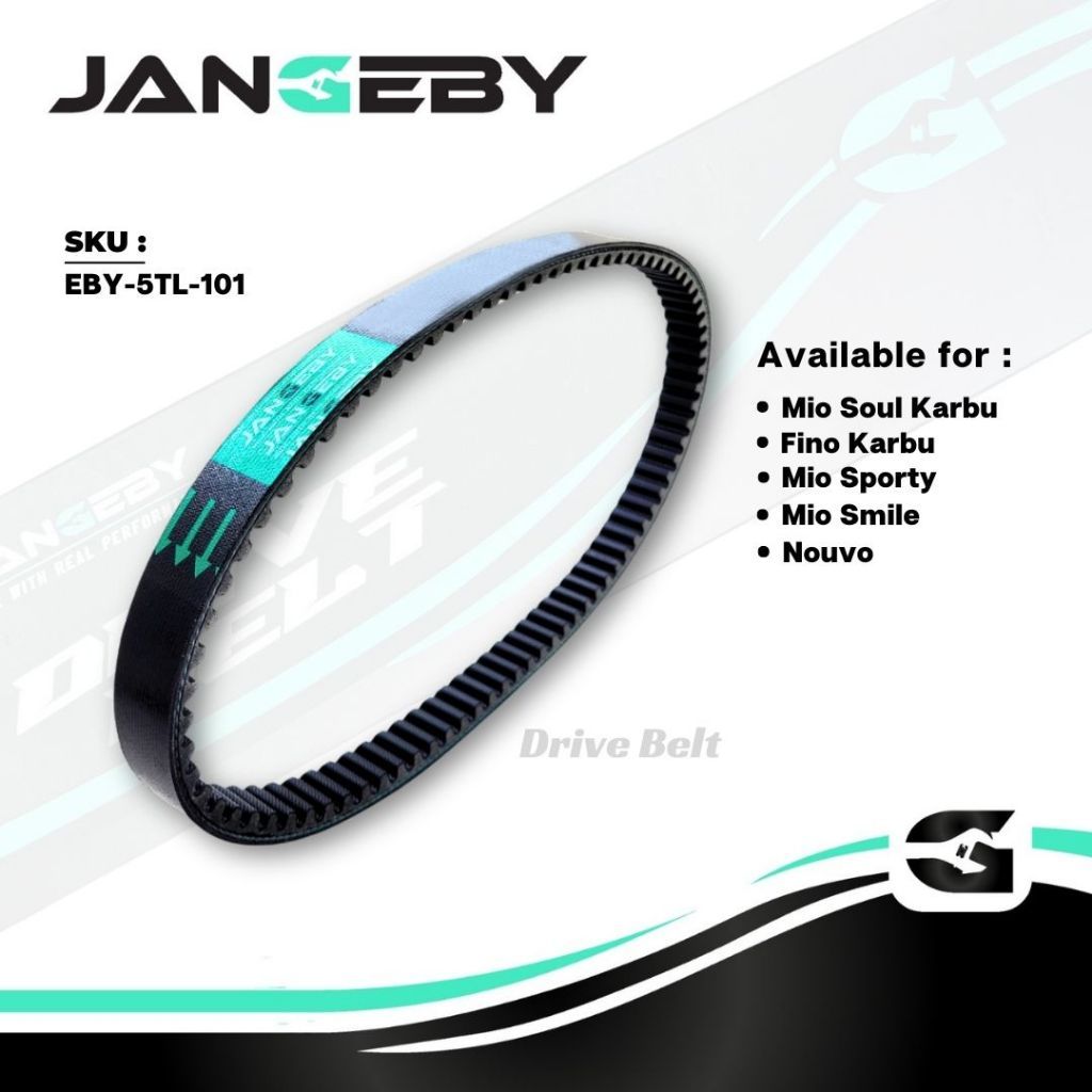V Belt Drive Belt Jangeby Mio Karbu Sporty Mio Smile Mio Soul Karbu Fino Karbu Nouvo Vanbelt Racing.