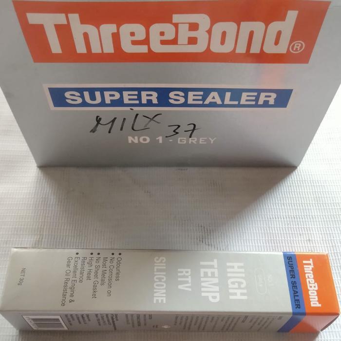 Sealer Sealant Lem Silikon Silicone RTV Tribon Threebond Abu Abu 30 gr Presisi