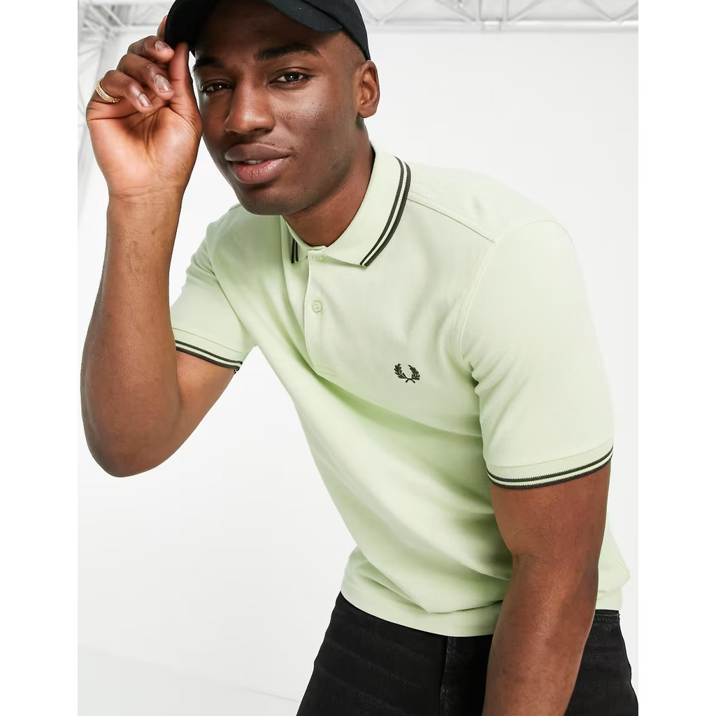 FP Fred Perry Cowo Kaos Polo Shirt Original Pria