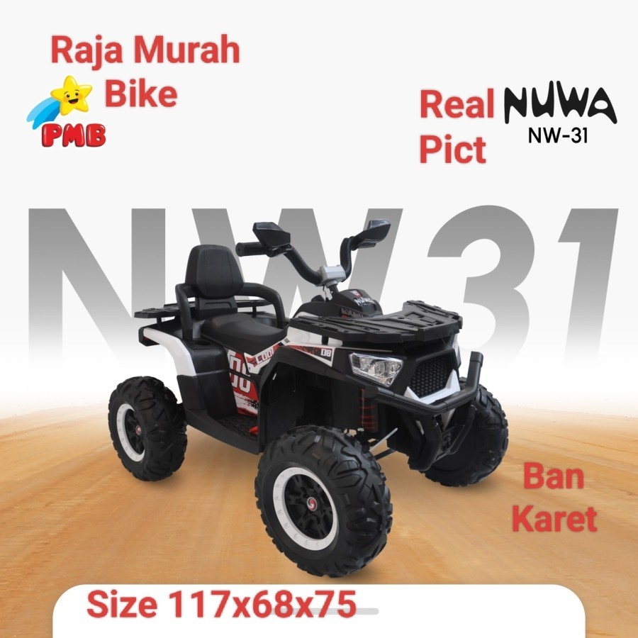 Mobilan Aki ATV Nuwa Nw31 Pmb Mainan Anak Motoran Aki ATV Motor Aki ATV Mobil Aki ATV Nuwa Nw31
