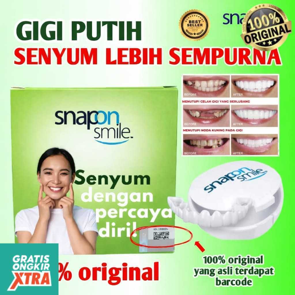 Snap On Smile 100% Original Gigi Palsu Veneer Instan