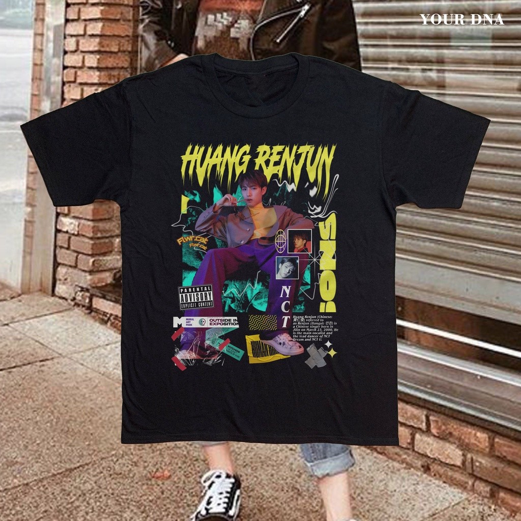 (COD) Kaos Huang Renjun NCT Streetwear T-shirt Kpop