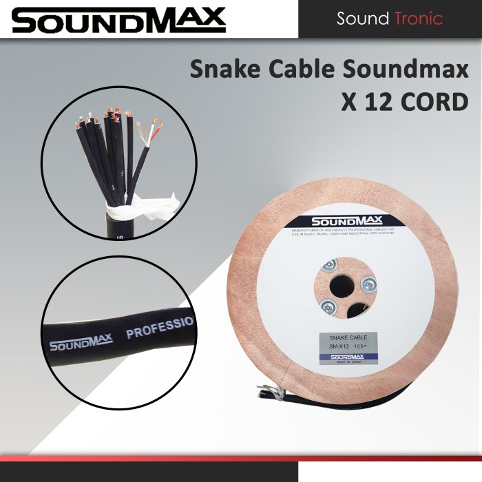Kabel Snake Isi 12 SOUNDMAX Cable Snake 12 Core 100Meter