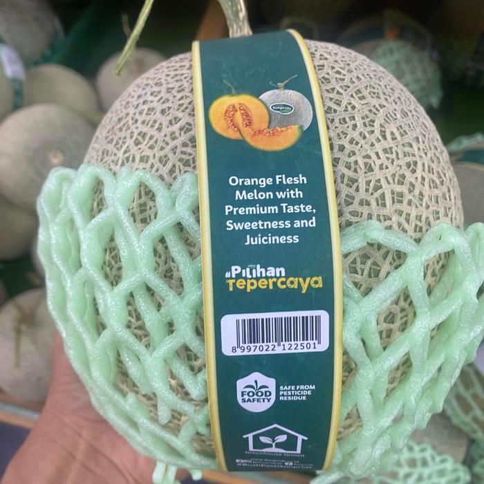 MELON FUJISAWA MANIS/ MELON DAGING OREN FUJISAWA SUNPRIDE GOLD 1,8 kg