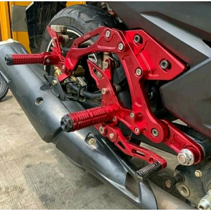 FOOTSTEP STEP CONGKEL UNDERBONE MX KING FASTBIKE SET DOUBLE STEP FASTBIKES