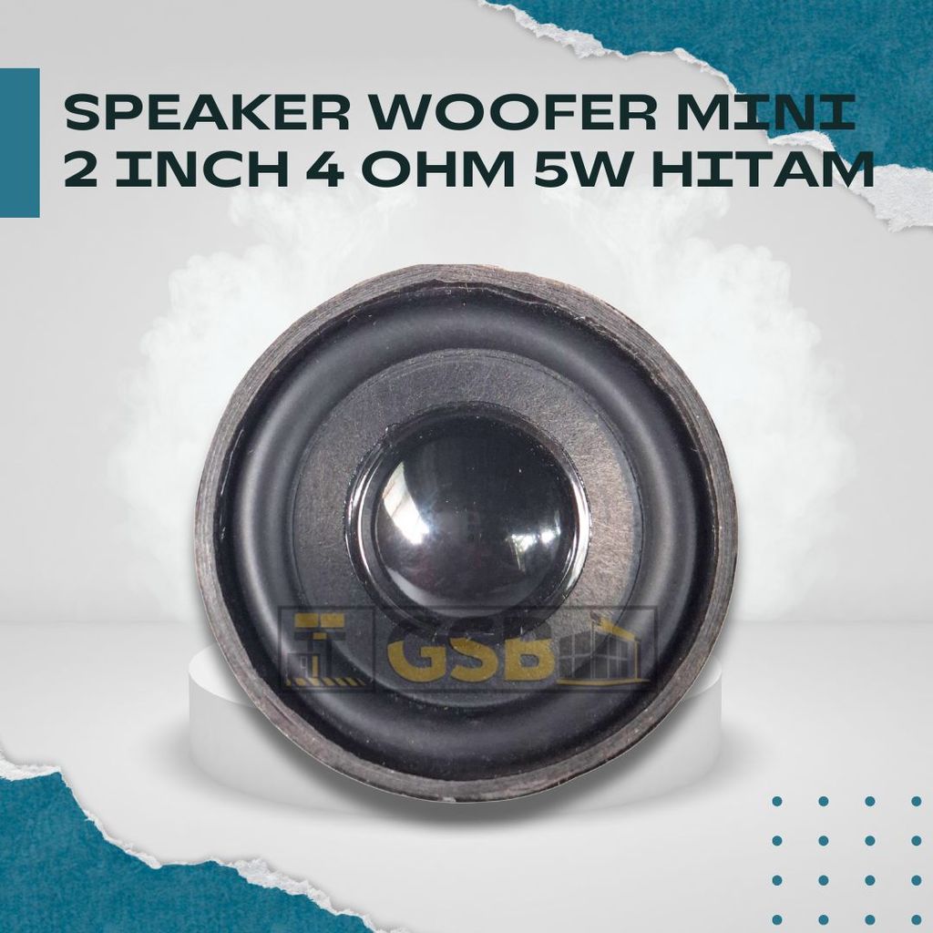 Speaker Woofer Mini 2 Inch Bulat 4 Ohm 5W Untuk Speaker Aktif