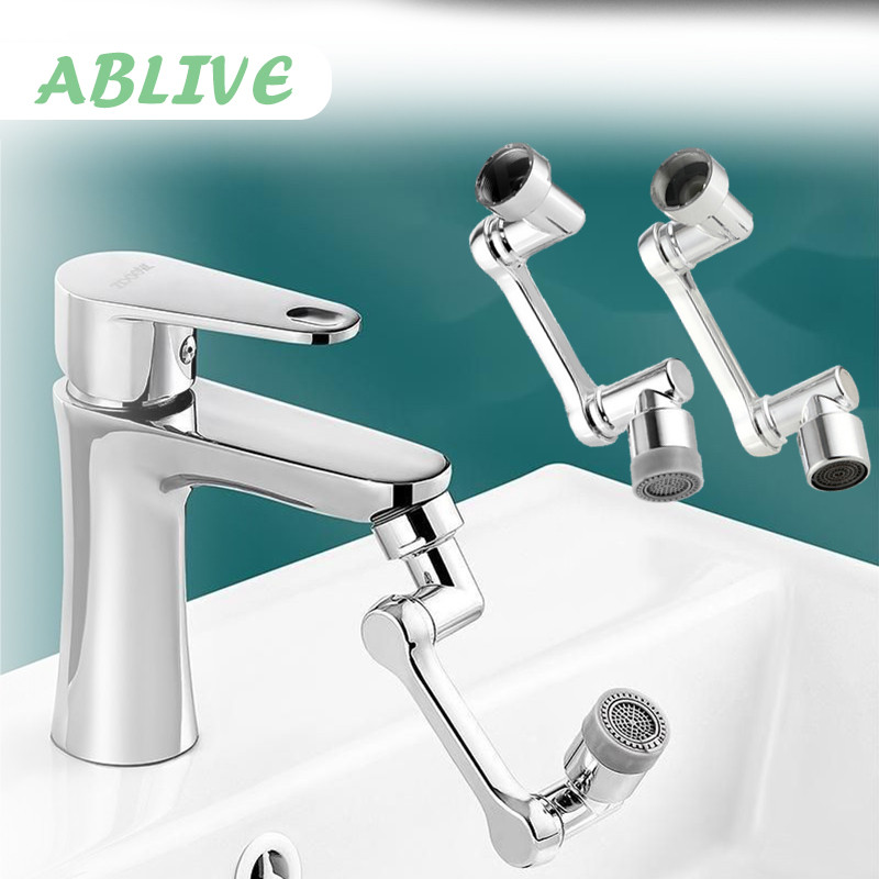 Faucet Extender Universal Aerator Keran Wastafel Extender 1080 Derajat Kepala Kran Air Universal Fau