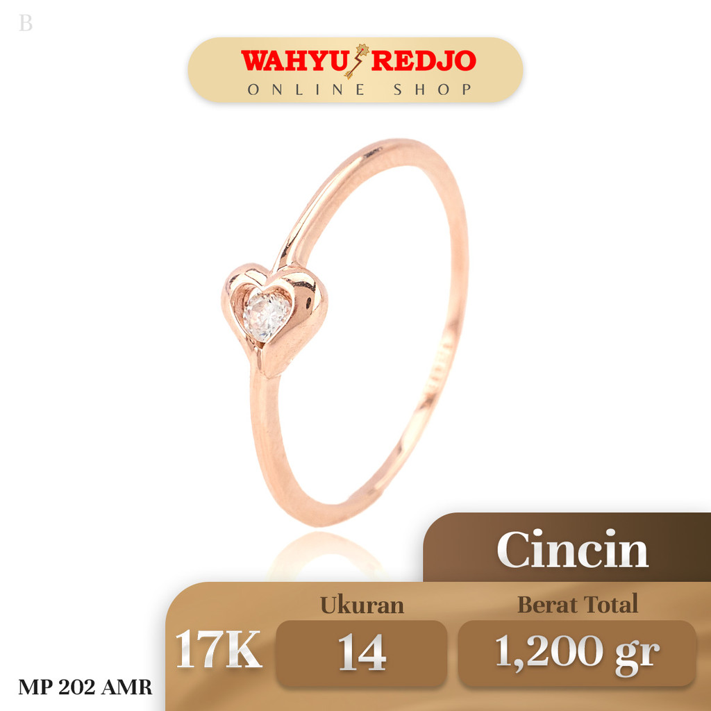 Cincin Emas AMR Kadar 17K Wahyu Redjo CC-17K-30645996-PMR