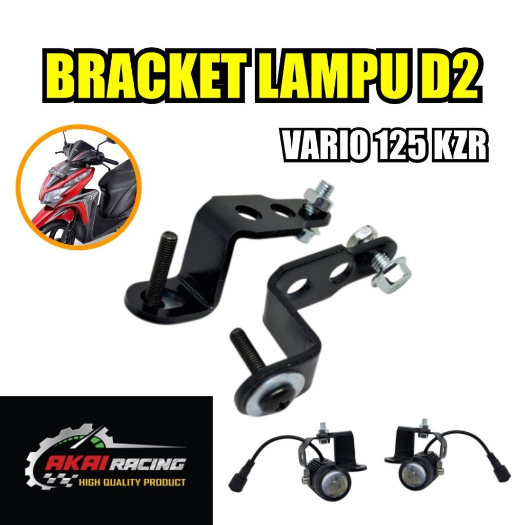 Breket Lampu Tembak D2 Motor Vario 125 KZR