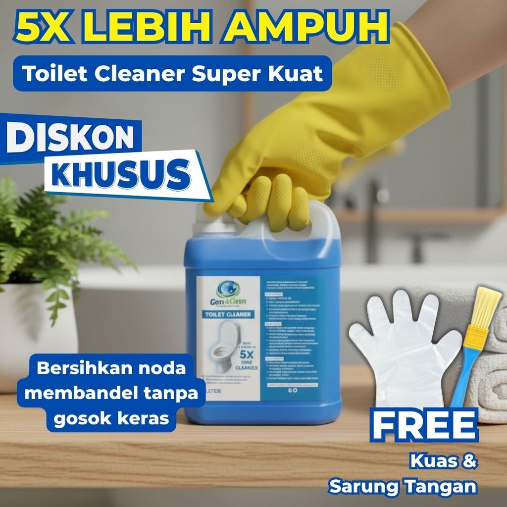 Pembersih Keramik Kamar Mandi untuk Water Stain, Bantu Bekas Air Keras di Toilet Lebih Hilang X1-561