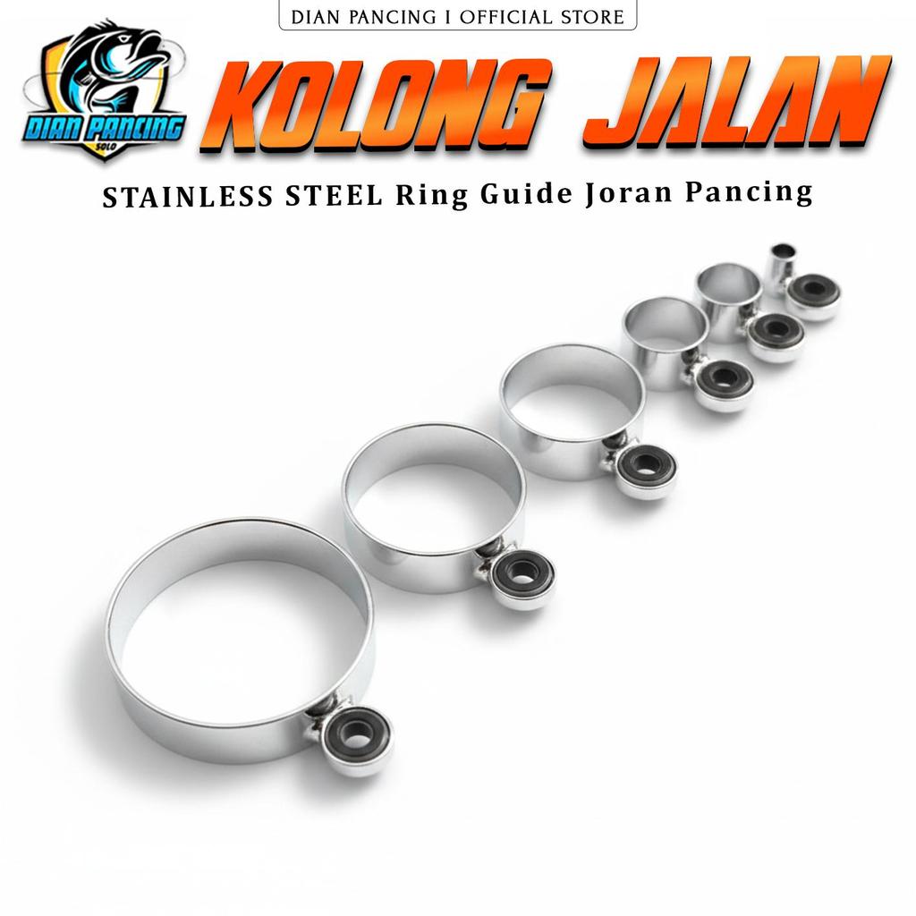 Kolong Jalan Ring Guide Cincin Stainless Steel Kolongan untuk joran pancing tegek