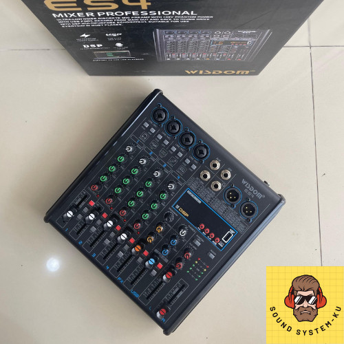 Mixer 4 Channel Wisdom ES4 Original Bluetooth