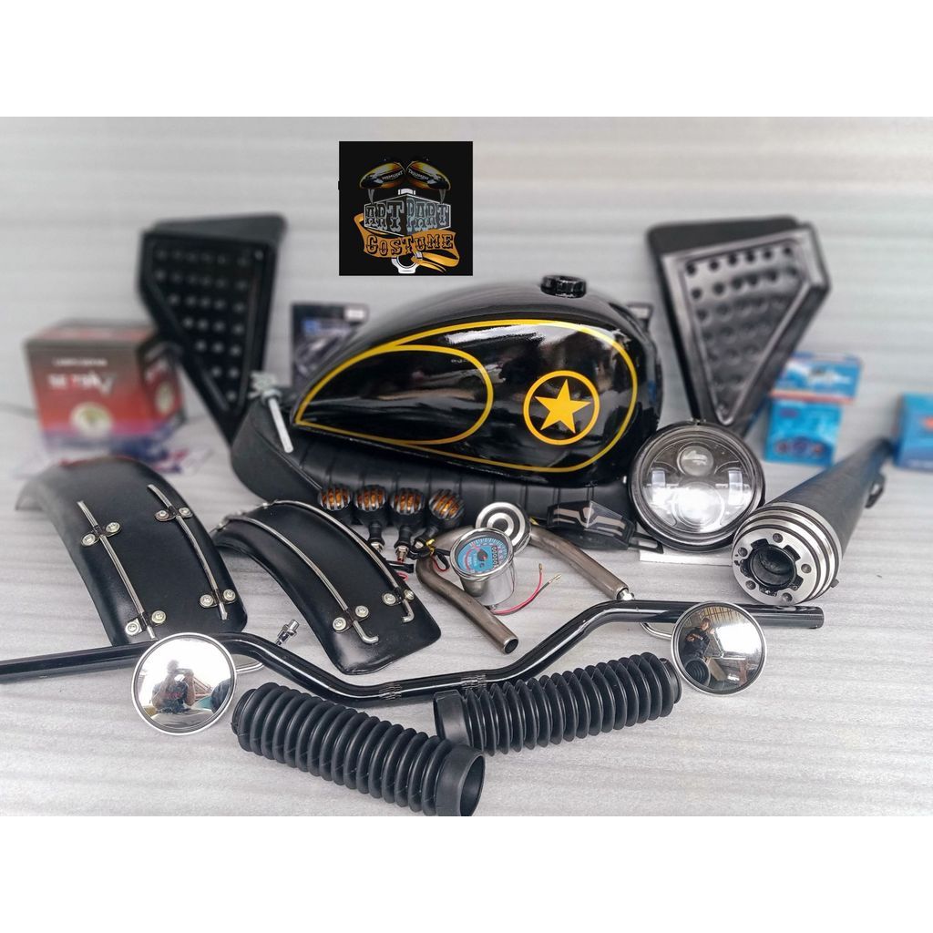 [GM] Paket Murah Bobber custom Japstyle Custom motor Paket Tangki Motor