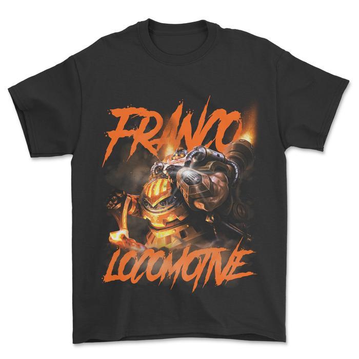 Kaos Game Mobile Legend Franco Locomotive Skin Combed Digital Sablon  Unisex Tee