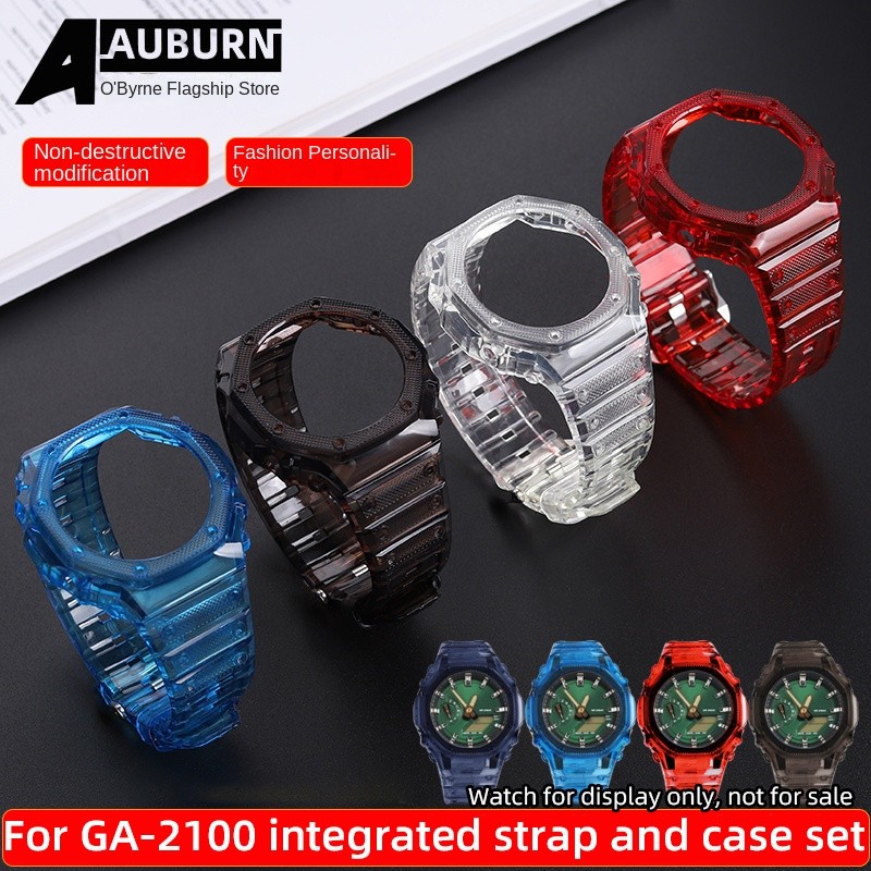 GA2100 Mod case for GAB2100 GA-B2100 GA2110 GA-2100 Casioak Bracelet GA-2110 Bezel Silicone Strap G-