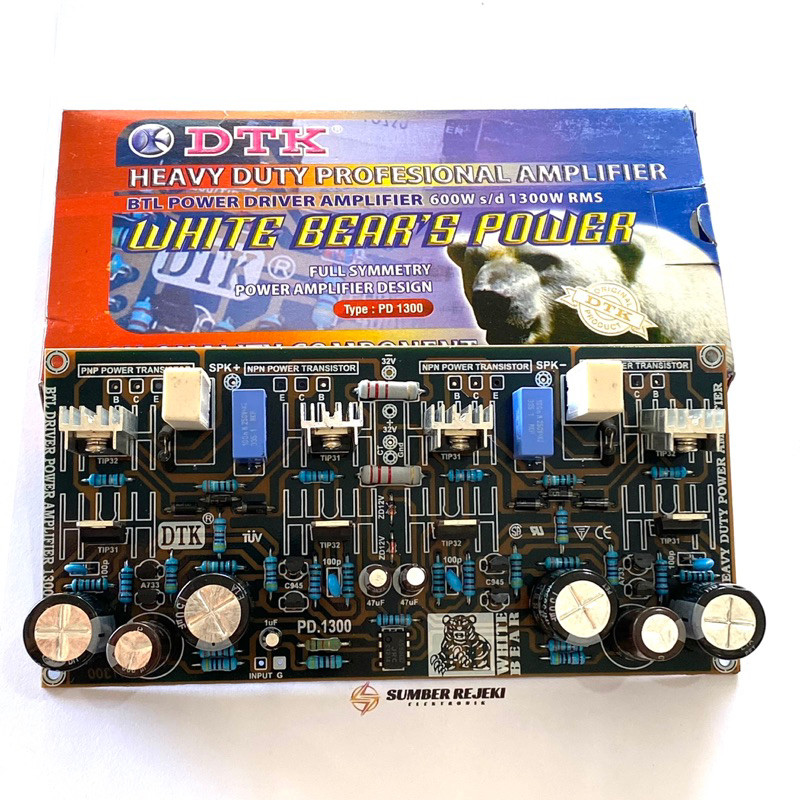Driver Power Amplifier BTL DTK PD 1300 Original DTK