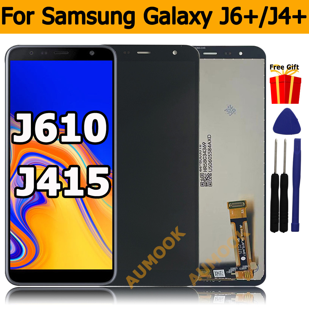 LCD For Samsung Galaxy J6+ J610 J610F splay Tou Screen Assembly for Samsung Galaxy J4+ J415 J415F LC