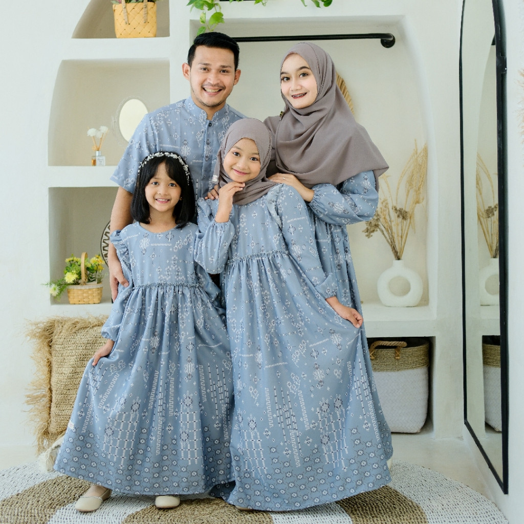 DISKON  Baby Malika - Gamis Couple Keluarga Seravina Series Part 1 By Baby Malika