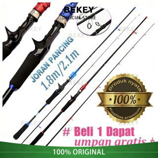 BEKEY Lucky Man Batang casting umpan serat karbon berkualitas tinggi/Pancing bc/Spin Casting