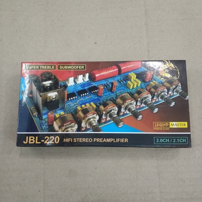 Kit HIFI Stereo Tone Control Super Treble+subwoofer JBL-220