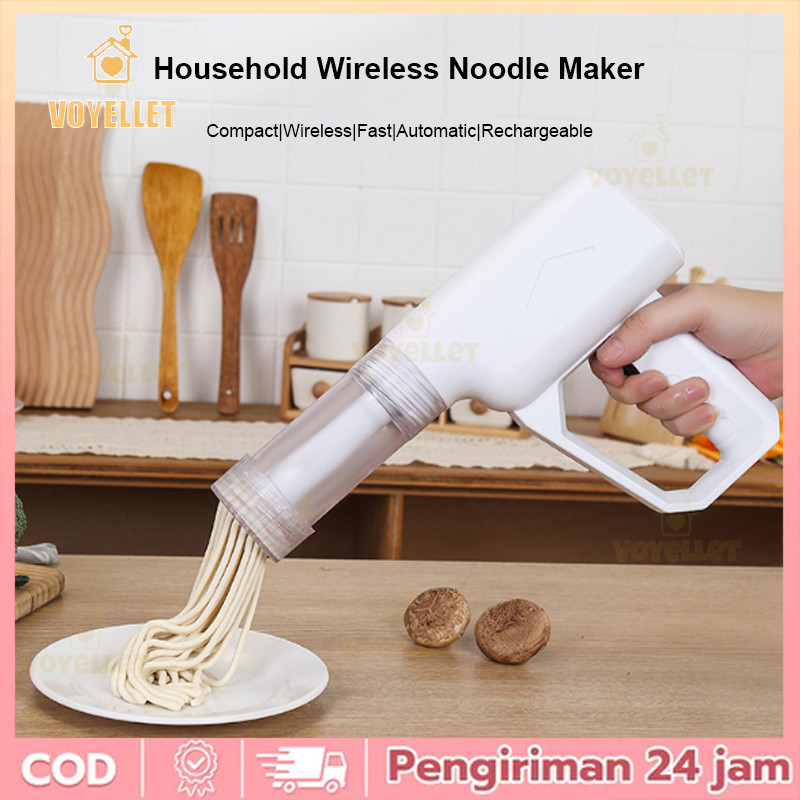 Voyellet Alat Pembuat Mie Nirkabel Rumah Tangga, Mesin Pembuat Mie Elektrik Kecil, Mesin Pembuat Mie
