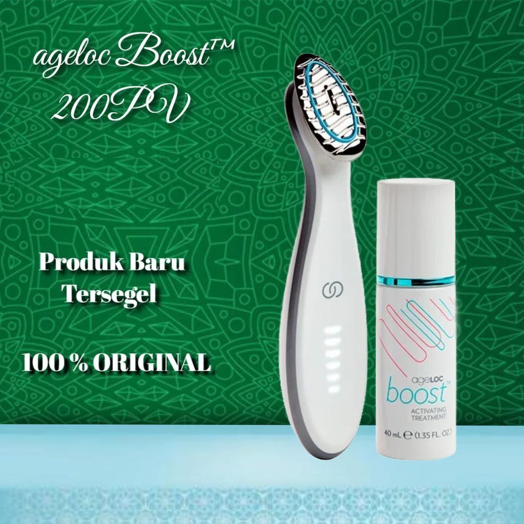 SALE Paket Boost Dan Serum Ori Segel 06/27 Nu Skin ageLOC Boost 200PV – Device Skincare Wajah Liftin