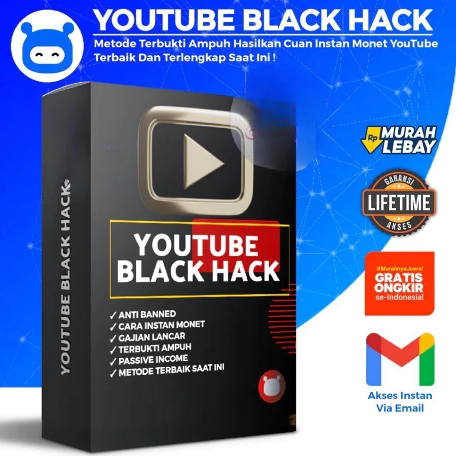 KELAS YOUTUBE BLACK HACK - Cara Cuan Baru Dari Youtube