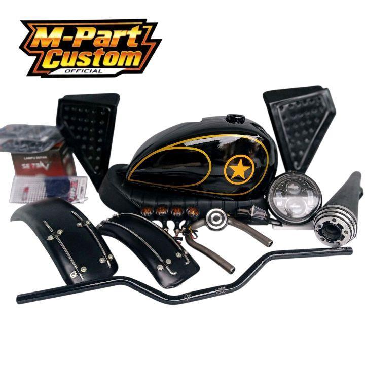 Paket Tangki Motor Paket Komplit Motor Custom bobber scrembler custom japstyle