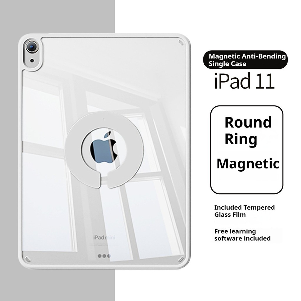 RBP Magnetic Transparent Case for iPad 11/10 10.9 Air 4/5/6/7th Mini 6/7 Pro  12.9 13 Protective Har