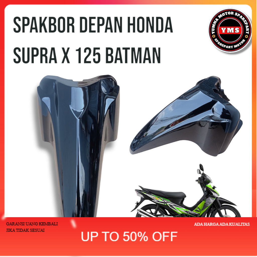 Spakbor depan honda supra x 125 slebor depan supra x 125 batman spakbor depan supra x new 125 hitam