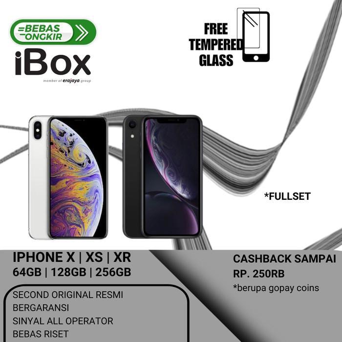 iBox | iPhone X | XS | XR 64GB 128GB 256GB Second Garansi Resmi iBox - 64GB IBOX, iPhone XS