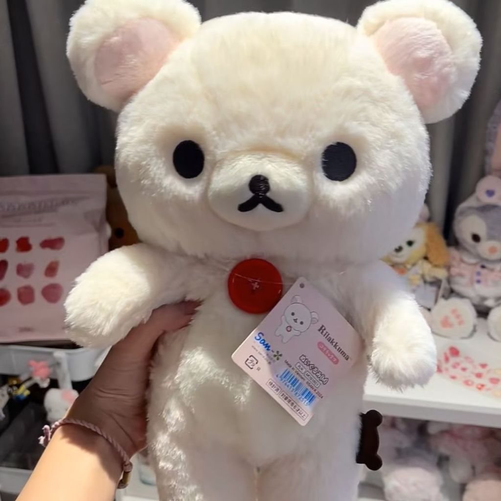 New Hot Stock 35-40cm Rilakkuma Korilakkuma Plush Doll Cute Korilakkuma Anime Rilakkuma Toys Boys To
