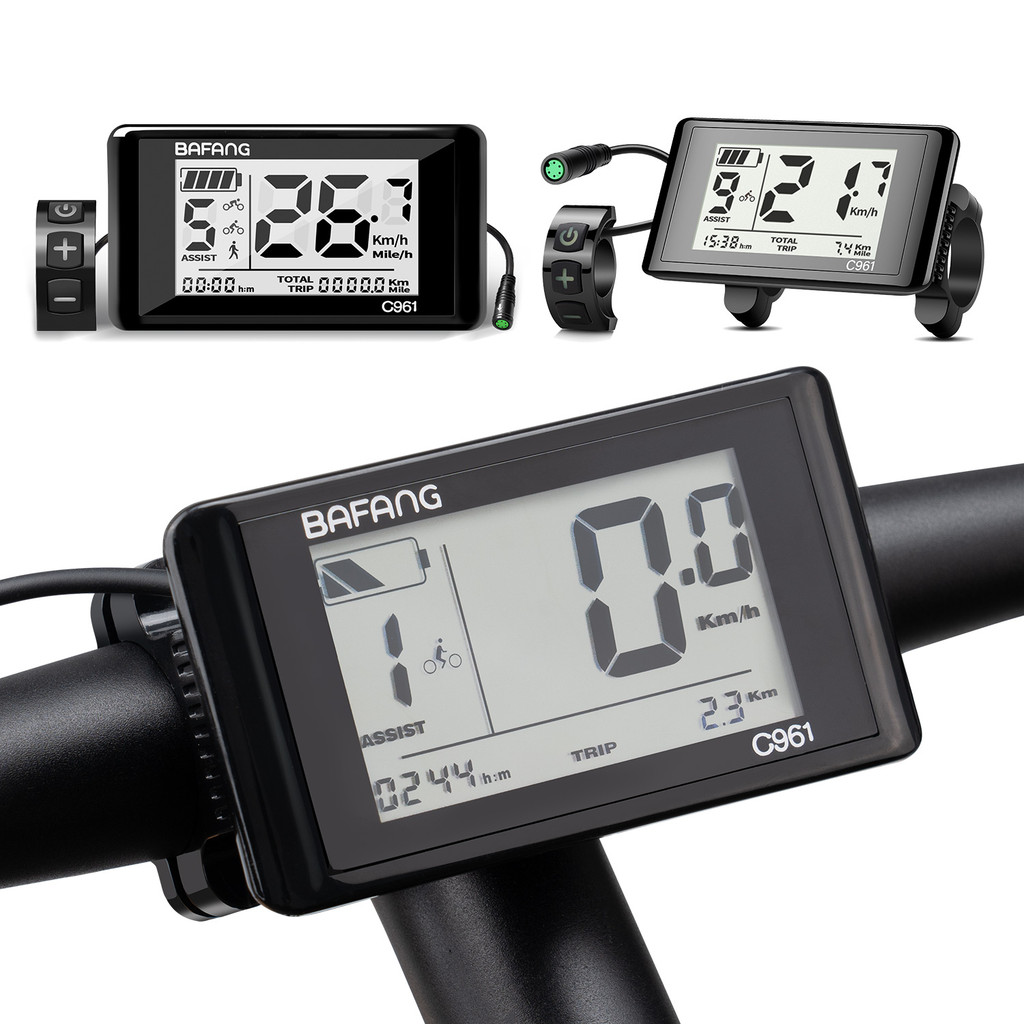 BAFANG EBike 2.6" LED splay C961 for BAFANG UART Protocol BBS01B BBS02B BBSHD Mid Drive Motor Bicycl