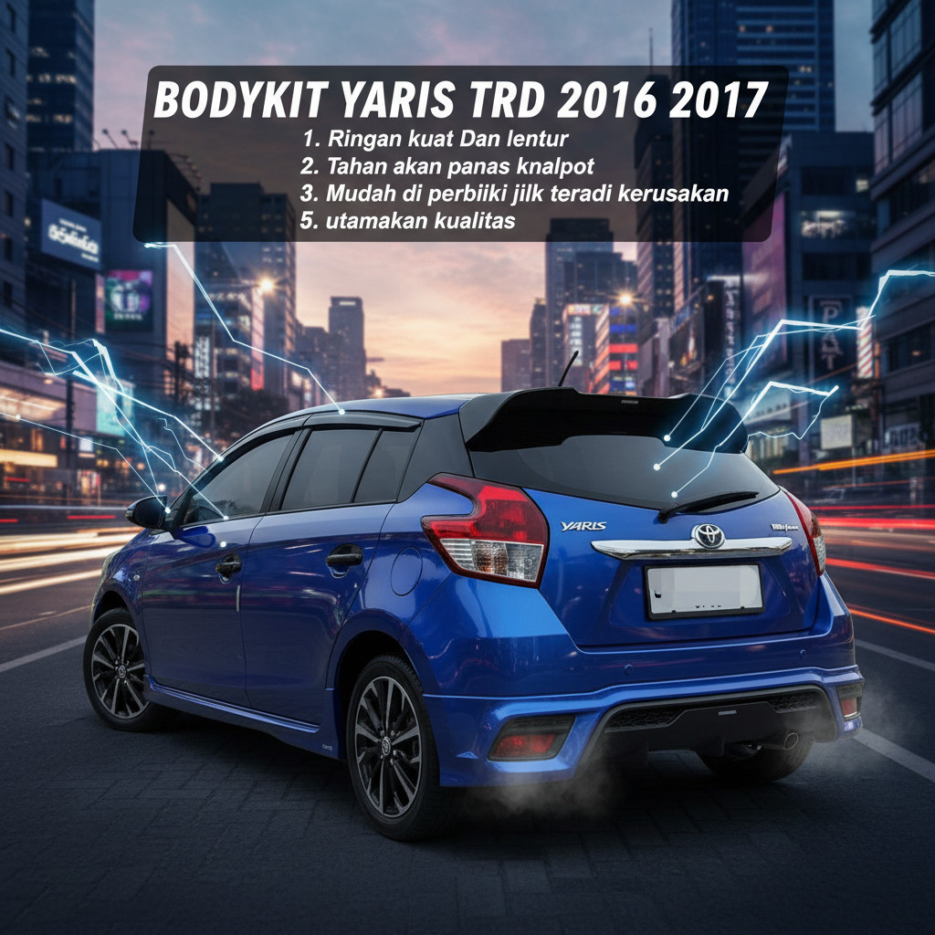 bodikit bodykit toyota yaris 2016 2017 TRD BODY KIT YARIS LELE TRD