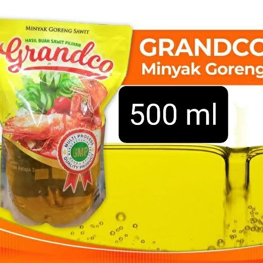 minyak goreng grandco 500 ml per dus