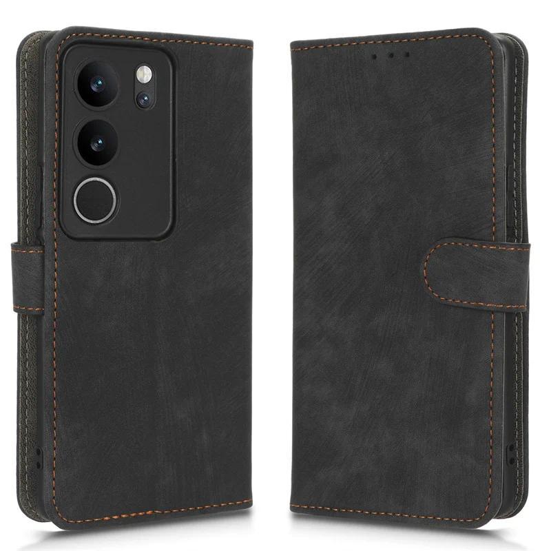 For Vivo V29 5G Case Wallet Anti-theft Brush Magnetic Flip Leather Case For Vivo V29 V 29 VIVOV29 5G