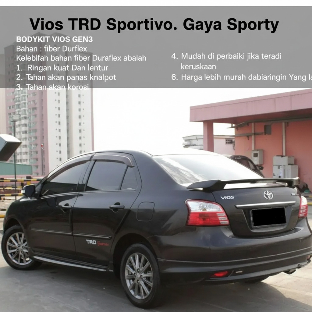 bodikit Bodykit Vios trd gen 2 06-11 body kit vios bodikit vios TRD