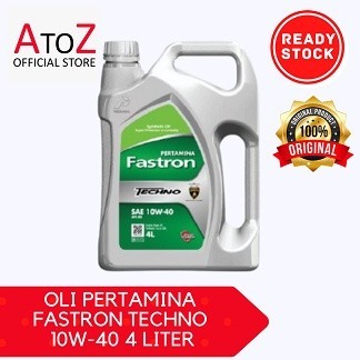 OLI FASTRON TECHNO 10W-40 4L - Pertamina FASTRON TECHNO 10W-40 Galon 4 Liter - OLI MOBIL