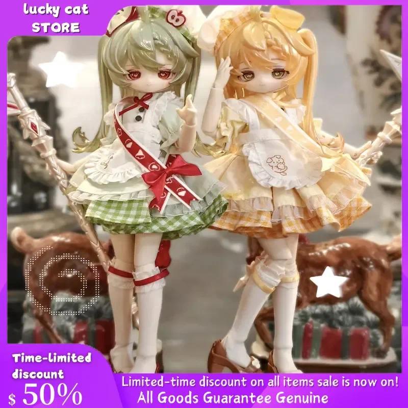 In Stock 1/8 Bjd Lunar Lore Series Limited Etion Hanging Card Apple Mouse Mango Puppy Kawaii Action 