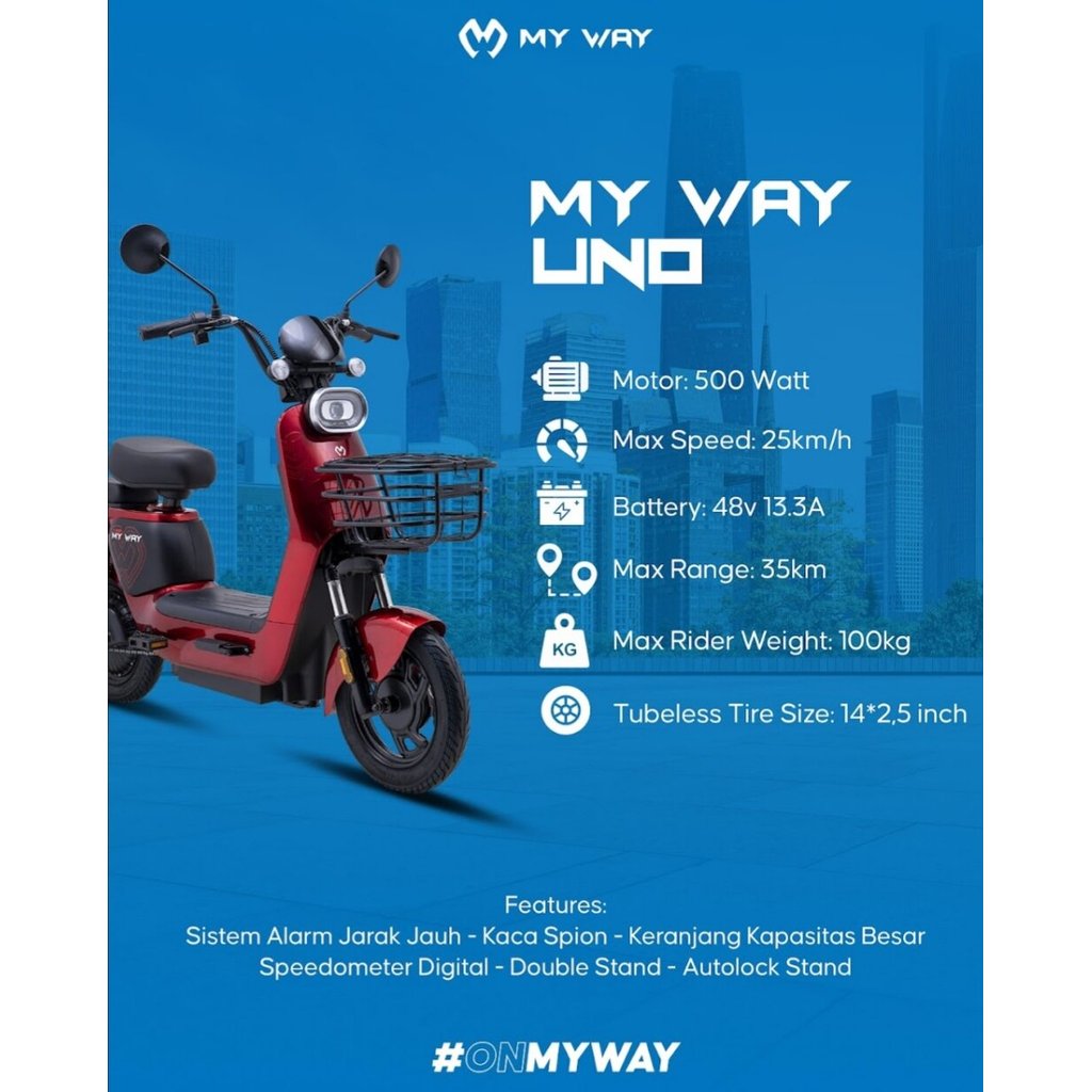 Sepeda Listrik MY WAY Uno