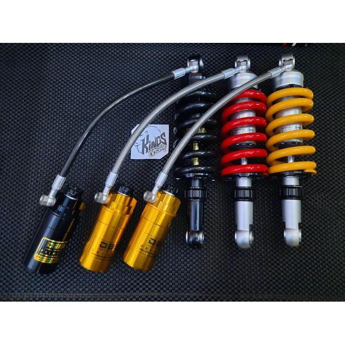 shok monoshock tabung pisah satria f fu150 DBS premium skok sok shockbreaker tabung model ohlins